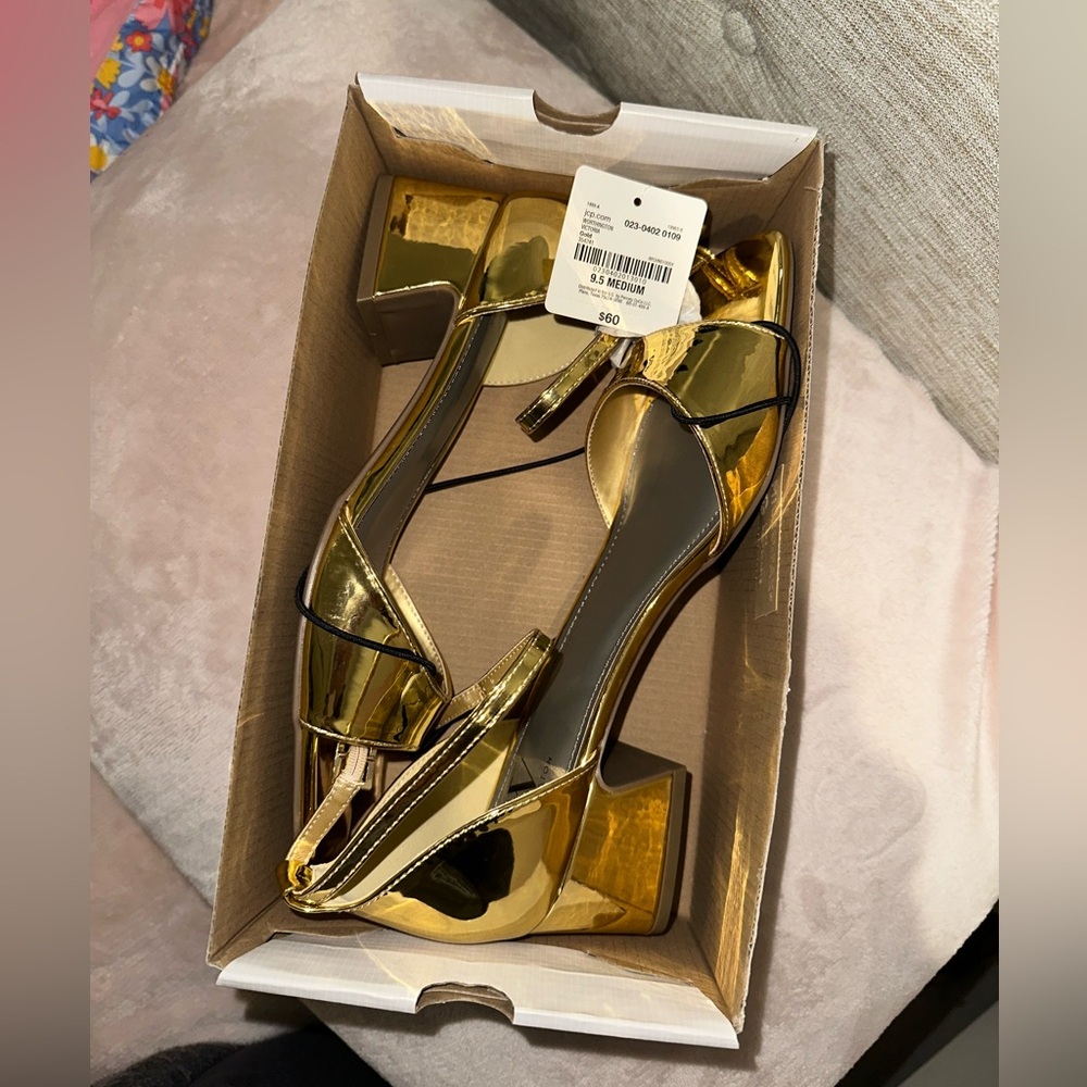 Gold heels